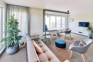 אזור ישיבה ב-Designhotel Whitman