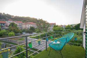 Zahrada ubytování Apartments Kantunal
