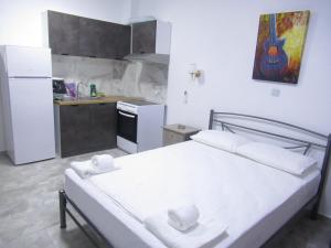Kuchyň nebo kuchyňský kout v ubytování Artistic Rent Rooms & Apartments