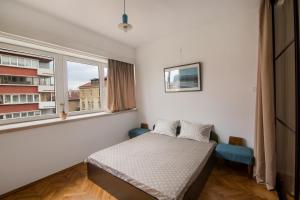 Postel nebo postele na pokoji v ubytování Design Apartment in Sofia top city center
