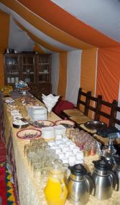 Jídlo v luxury tent nebo okolí