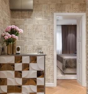 Posezení v ubytování Five Elements Luxury Rooms