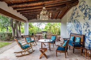Posezení v ubytování Alquería Calatrava B&B