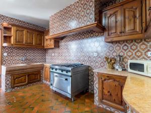 Kuchyň nebo kuchyňský kout v ubytování Alquería Calatrava B&B