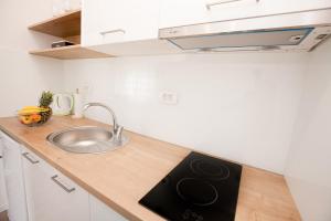 Kuchyňa alebo kuchynka v ubytovaní Studio apartments Tara + 37 fotografií