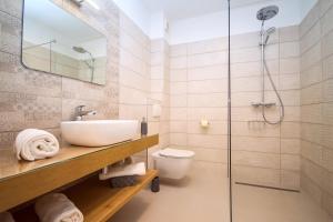 Koupelna v ubytování Villa Tela