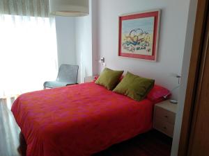 Postel nebo postele na pokoji v ubytování Apartamento en Primera Linea