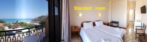 Voodi või voodid majutusasutuse Anetis Hotel toas