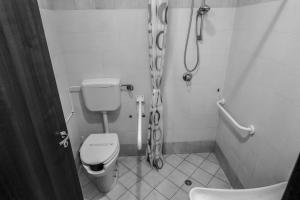 Koupelna v ubytování Hotel Gangi