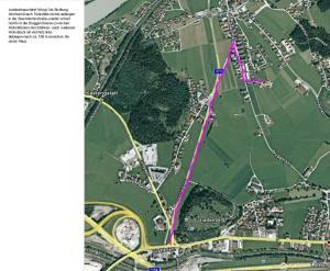 基希比希爾的住宿－瓦爾施霍南農家樂，紫色线图