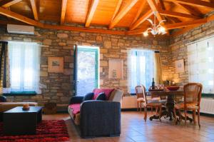Posezení v ubytování Pelion Goddess Villas