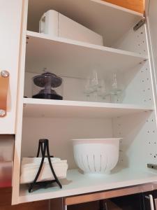 A kitchen or kitchenette at Island Friendly Holiday Home