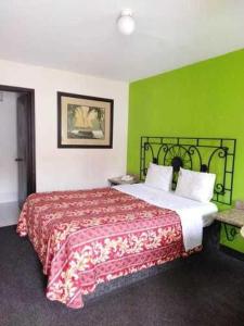 Postel nebo postele na pokoji v ubytování Hotel Descanso Inn