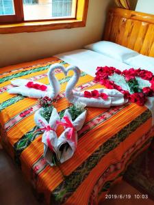 Postel nebo postele na pokoji v ubytování Hotel Santafe Inn