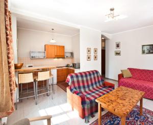Kuchyňa alebo kuchynka v ubytovaní Apartament w Sercu Starówki