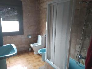 Vonios kambarys apgyvendinimo įstaigoje A Casa do Lolo