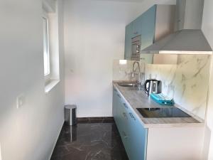 Kuchyň nebo kuchyňský kout v ubytování Residence Deja Vu