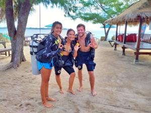 Hosté ubytování Divine Divers Gili Meno
