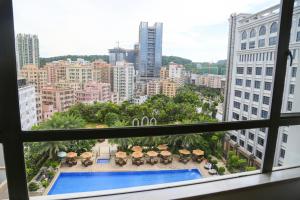 Πισίνα στο ή κοντά στο Shenzhen Dayhello international Hotel (Baoan)