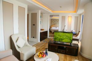 Χώρος καθιστικού στο Shenzhen Dayhello international Hotel (Baoan)