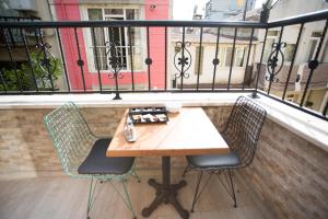Balkón nebo terasa v ubytování T-Square Residence