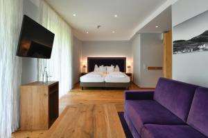 Postel nebo postele na pokoji v ubytování Hotel Rebenhof