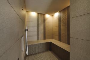Koupelna v ubytování Hotel Rebenhof