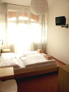 Postelja oz. postelje v sobi nastanitve Hotel Saloon