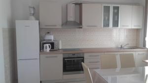 Kuchyň nebo kuchyňský kout v ubytování Apartment Nehaj