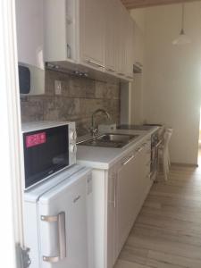 Kuchnia lub aneks kuchenny w obiekcie Apartmán nad Imperiálem