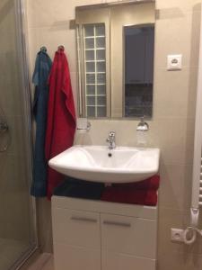 Łazienka w obiekcie Apartmán nad Imperiálem
