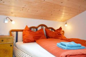 Posteľ alebo postele v izbe v ubytovaní Waldviertler Seminarhaus Gauguschmühle