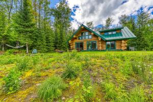 Aed väljaspool majutusasutust Eaglet Log Home