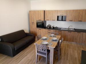 Kuchyň nebo kuchyňský kout v ubytování b＆b casa d'amicis
