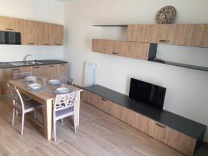 Kuchyň nebo kuchyňský kout v ubytování b＆b casa d'amicis