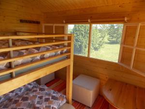 Postel nebo postele na pokoji v ubytování Kastani Camping