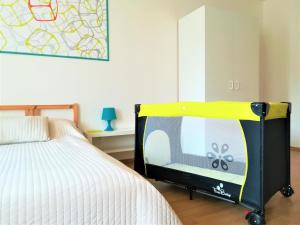 Postel nebo postele na pokoji v ubytování Apartment Promenada