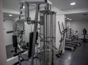 Fitnes oz. oprema za telovadbo v nastanitvi Luxury Apartment Recoleta