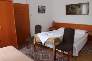 Postel nebo postele na pokoji v ubytování Pension Reimer