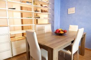 A seating area at The Blue Strawberry House in San Giovanni Roma