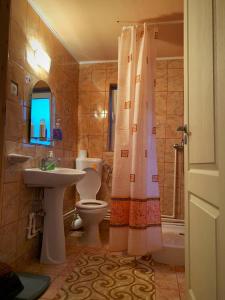 Phòng tắm tại Casa Mary