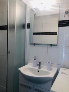 Koupelna v ubytování Apartman Nekic