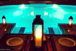The swimming pool at or close to Villa Dolphin Akrata