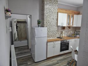 Kuchyň nebo kuchyňský kout v ubytování Apartman Centar