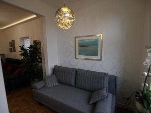 Ein Sitzbereich in der Unterkunft Küstenwilla FeWo Usedom