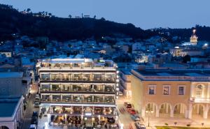 Nespecifikovaný výhled na destinaci Zakynthos nebo výhled na město při pohledu z hotelu