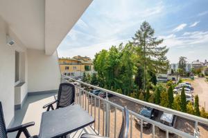 Balkón alebo terasa v ubytovaní Apartamenty Sun & Snow w Rezydencji Bielik