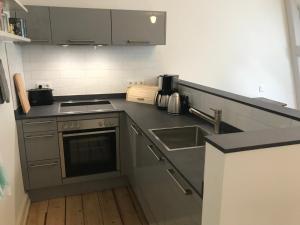 Kuchyň nebo kuchyňský kout v ubytování Villa Friedenstraße 11 + 25 fotografií