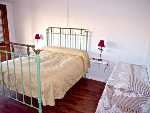 Postel nebo postele na pokoji v ubytování Olmitos 3, Casa-Palacio Real Piedad
