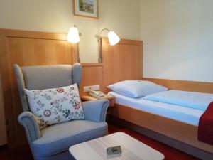 Postel nebo postele na pokoji v ubytování Pension Katrin